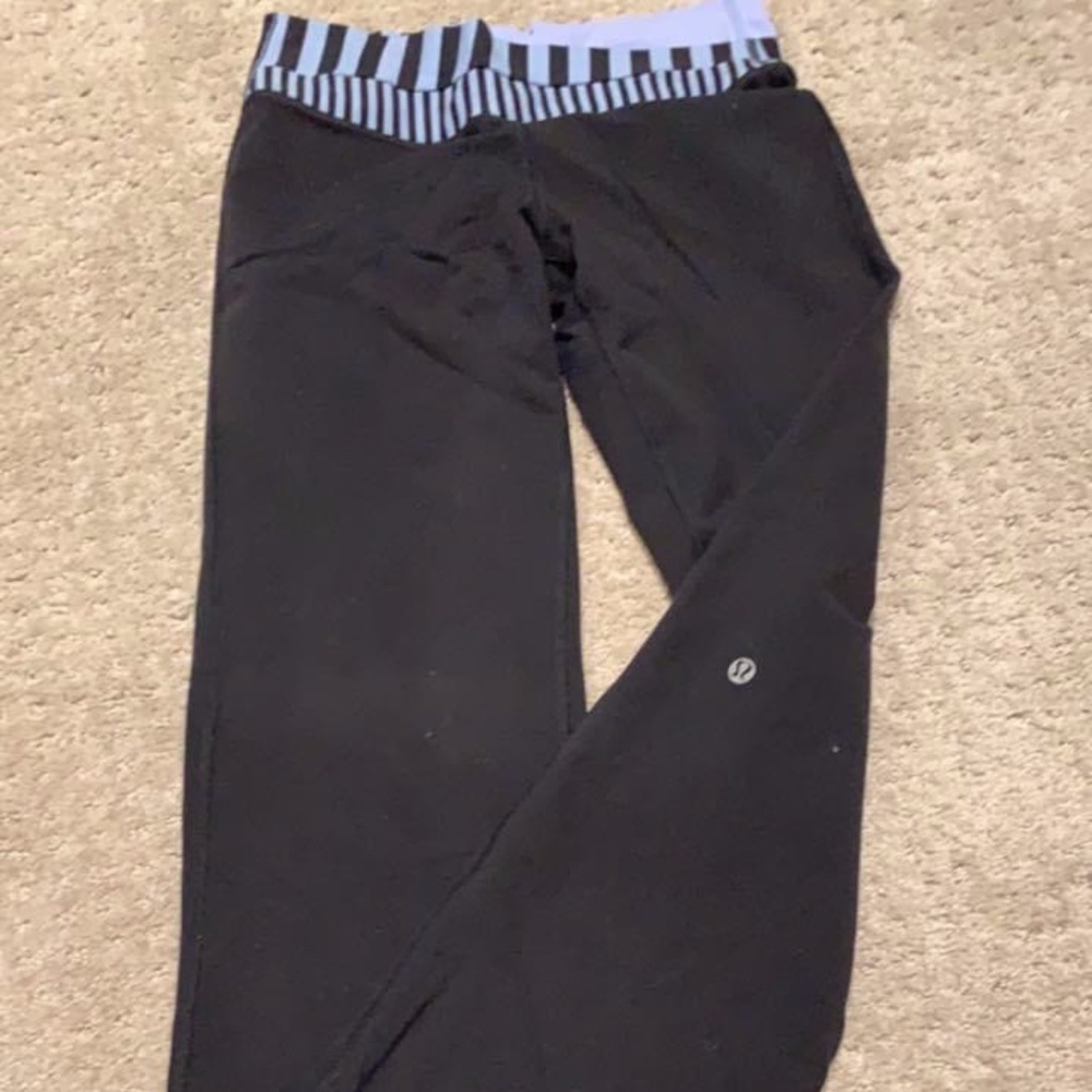 LuLuLemon Wide leg Yoga pants